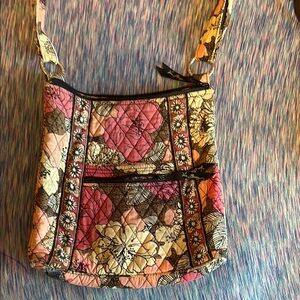 Floral Quilted Crossbody Bag